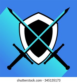 medieval shield icon