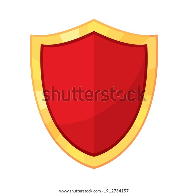 Medieval Shield Icon Over White Background Stock Vector (Royalty Free ...