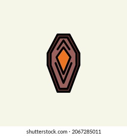 Medieval shield linear color icon.
Shield symbol isolated on white background.
Vector logo illustration for ui, web, mobile app.