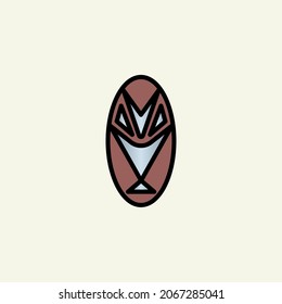 Medieval shield linear color icon.
Shield symbol isolated on white background.
Vector logo illustration for ui, web, mobile app.