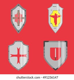medieval shields icons