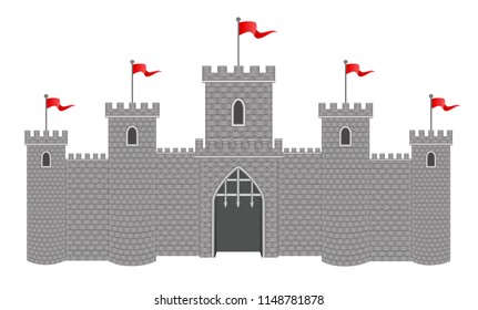 Medieval stone castle