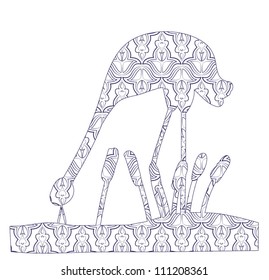 Medieval Stork, Flamingo,