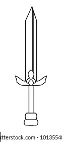 medieval sword icon
