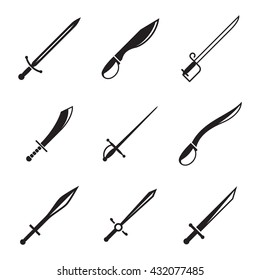 medieval sword set
