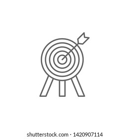 Medieval, target icon. Element of medieval period icon. Thin line icon for website design and development, app development. Premium icon