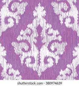 Medieval textile damask pattern seamless vector background tile
 