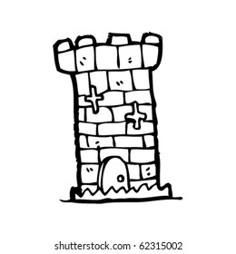 medieval tower cartoon