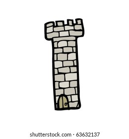 medieval tower cartoon
