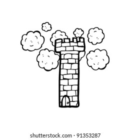 medieval tower cartoon