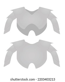 Medieval vest chest. vector illustration