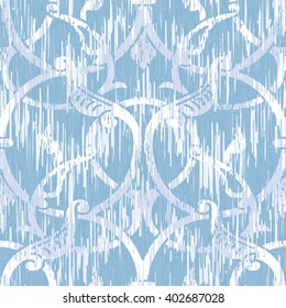 Medieval vine fret work pattern seamless vector background tile
