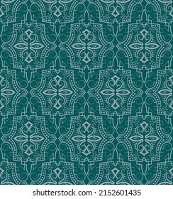 Medieval vintage seamless pattern. Symmetric decorative wallpaper. Vector chivalrous repeating ornament.