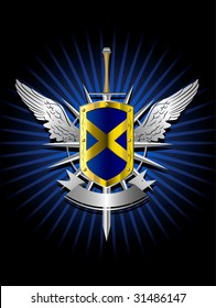 medieval war elements - all vector objects