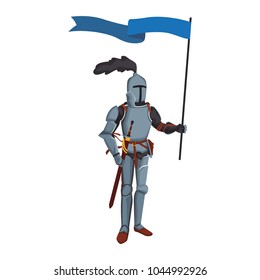 Medieval warrior cartoon