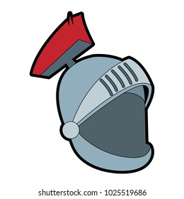 Medieval warrior helmet