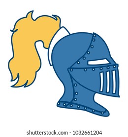 Medieval warrior helmet