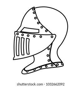 Medieval warrior helmet