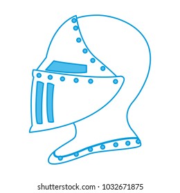 Medieval warrior helmet