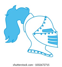 Medieval warrior helmet