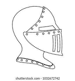 Medieval warrior helmet