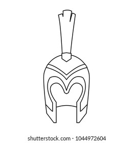 Medieval warrior helmet