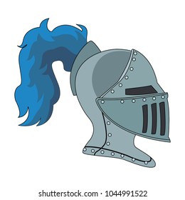 Medieval warrior helmet