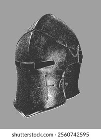 Medieval Warrior Knight Spartan Helmet