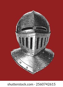 Medieval Warrior Knight Spartan Helmet