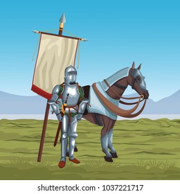Medieval warriors on war