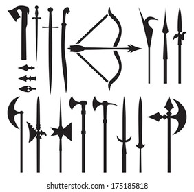 medieval weapon icons
