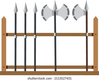 Ilustración de arma mediana sobre fondo blanco