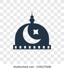 Medina vector icon isolated on transparent background, Medina transparency logo concept