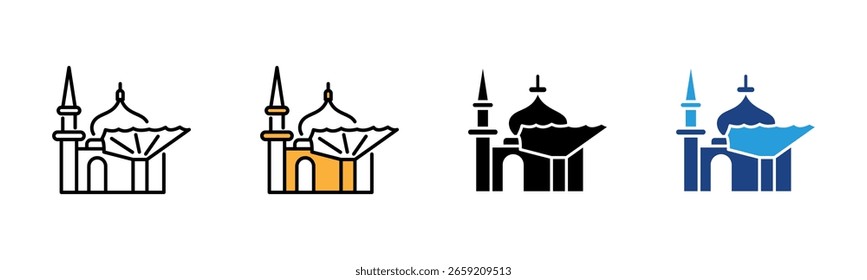 Medina Visit icon sheet multiple style collection