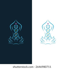 meditation 7 chakra mind body soul logo