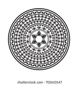 The meditation art vector design