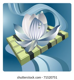 meditation business illustration