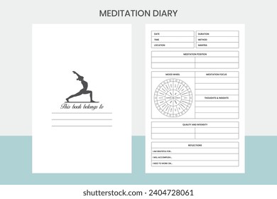 Meditation Diary Kdp Interior Design