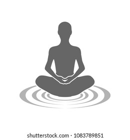 Meditation Echoes Symbol Logo Design