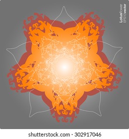Meditation flower.