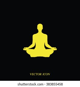 Meditation icon.