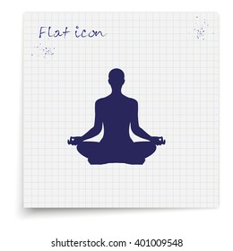 Meditation icon.