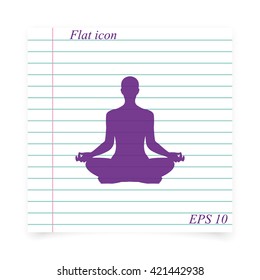 Meditation icon.