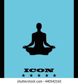 Icono de meditación.