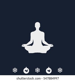 Meditation icon.