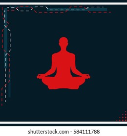Meditation icon.