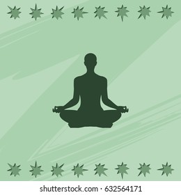 Meditation icon.