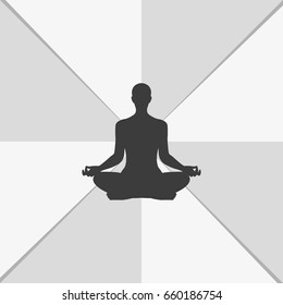 Meditation icon.