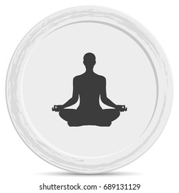Meditation icon.