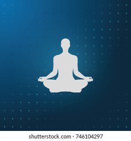 Meditation icon.